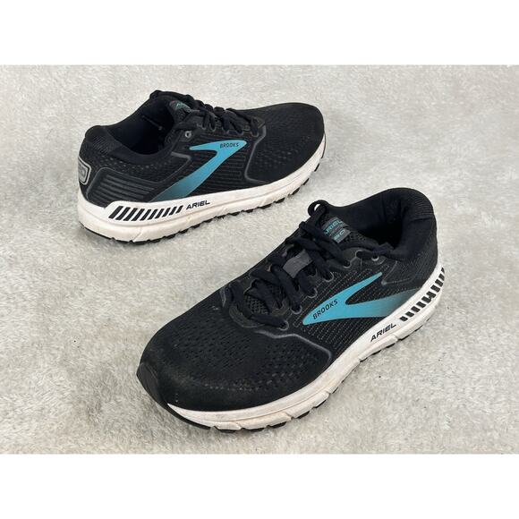 Brooks Womens Ariel 20 1203151B064 Black Running Shoes Sneakers Size 8.5 B - Picture 1 of 8
